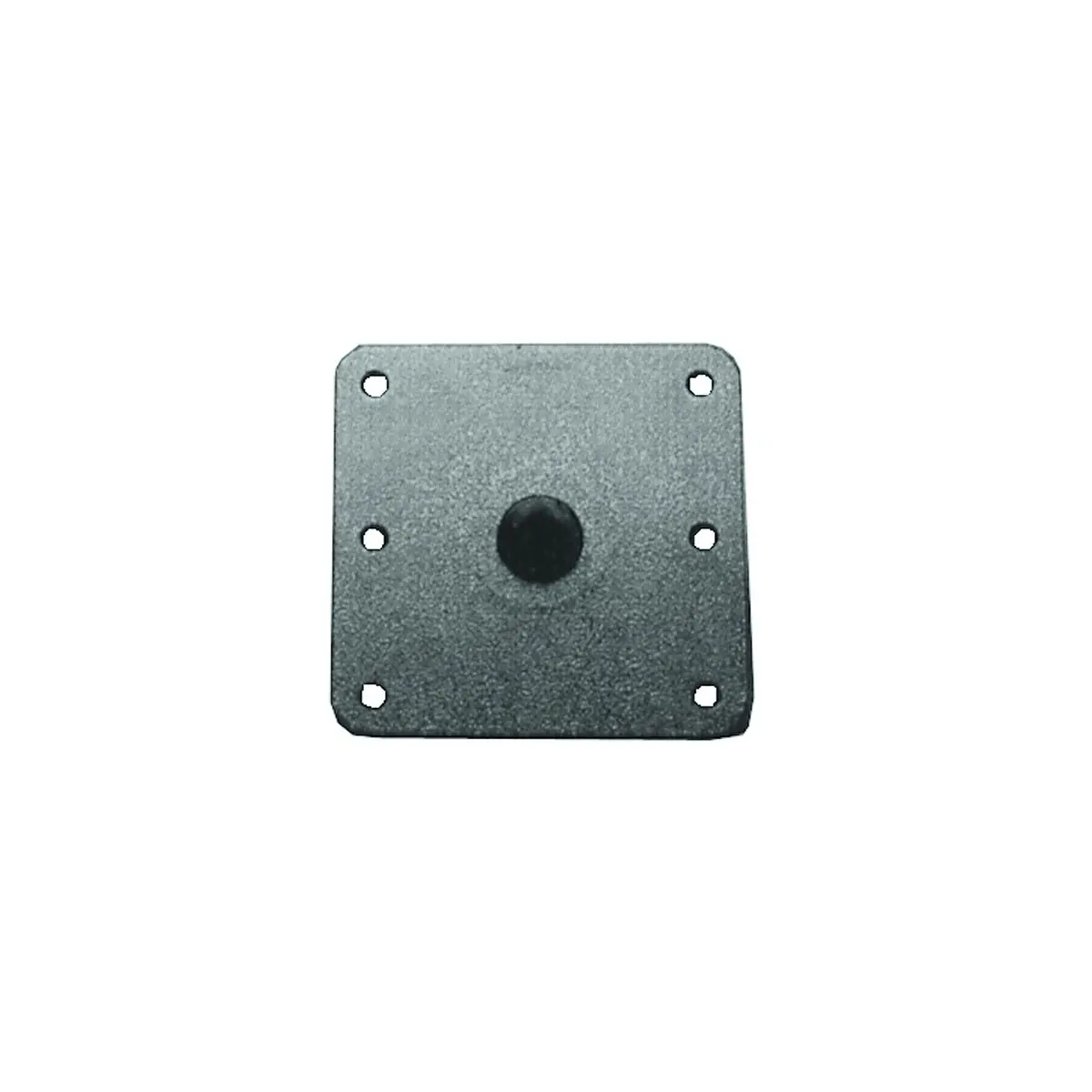 Springfield 1620018 Kingpin 7" X 7" Standard Square Base, Mild Steel W/ Kennedy Finish 1