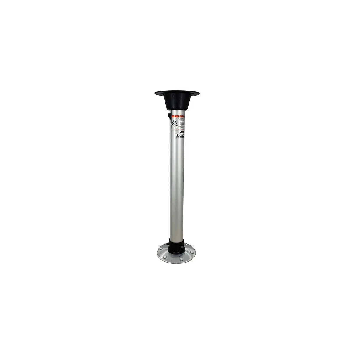 Springfield 1690727Sl Thread-Lock 27" Pedestal Set, Satin Finish (Includes Post, Table Mount & Floor Base) 1