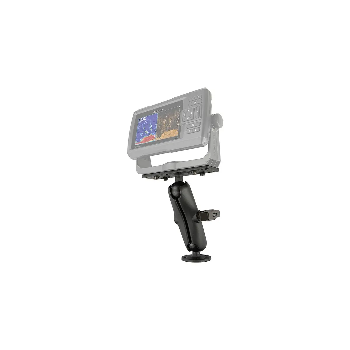 Ram Mounting Systems Ram-111 Ram Ball Universal Mount W/ 6-1/4" X 2" Plate, 1-1/2" Ball 1