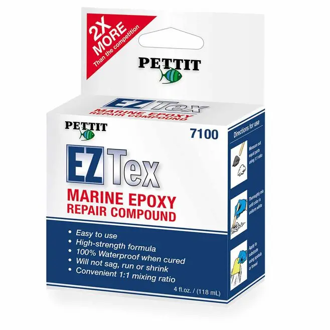 Pettit 710020 Ez-Tex Epoxy Compound, 4 Oz. 1