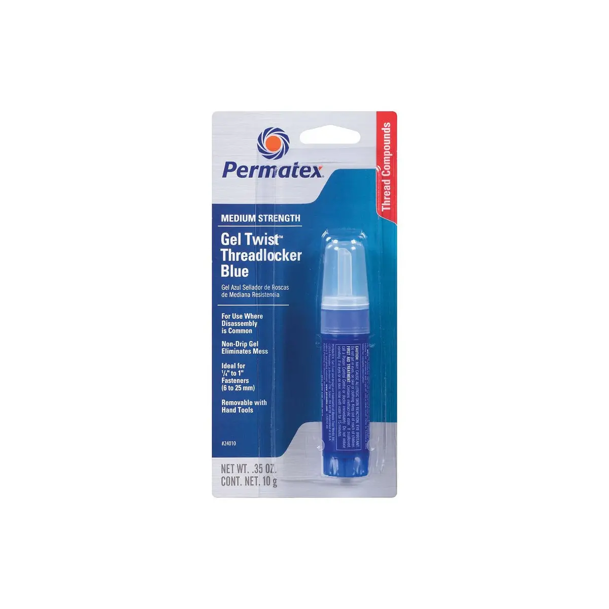 Permatex 24010 Gel Twist Med-Strength 1