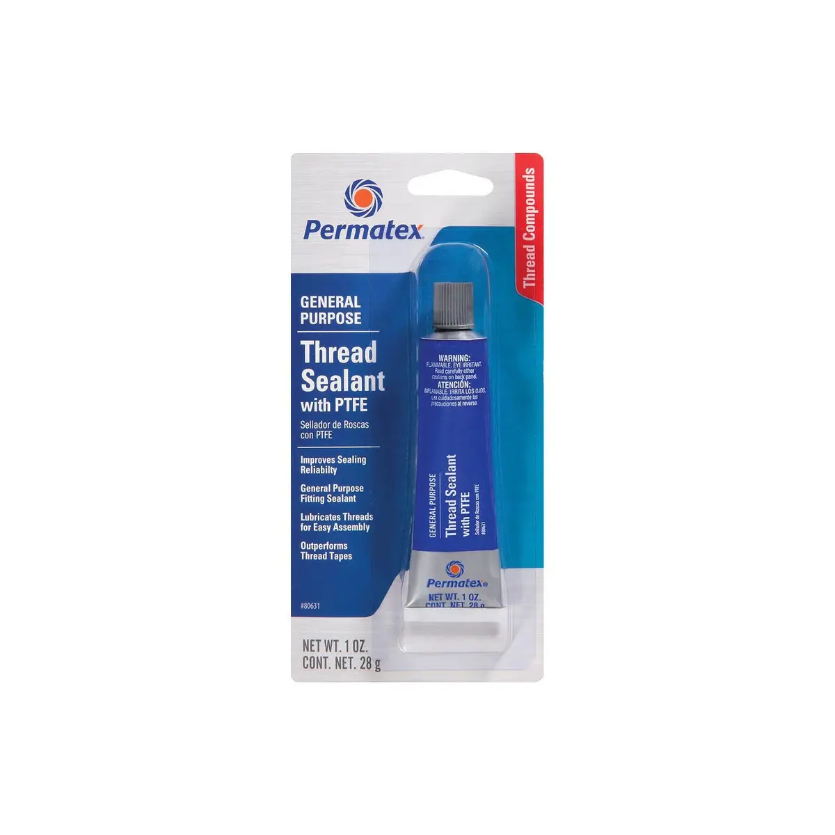 Permatex 80631 Thread Sealant W/Ptfe 1