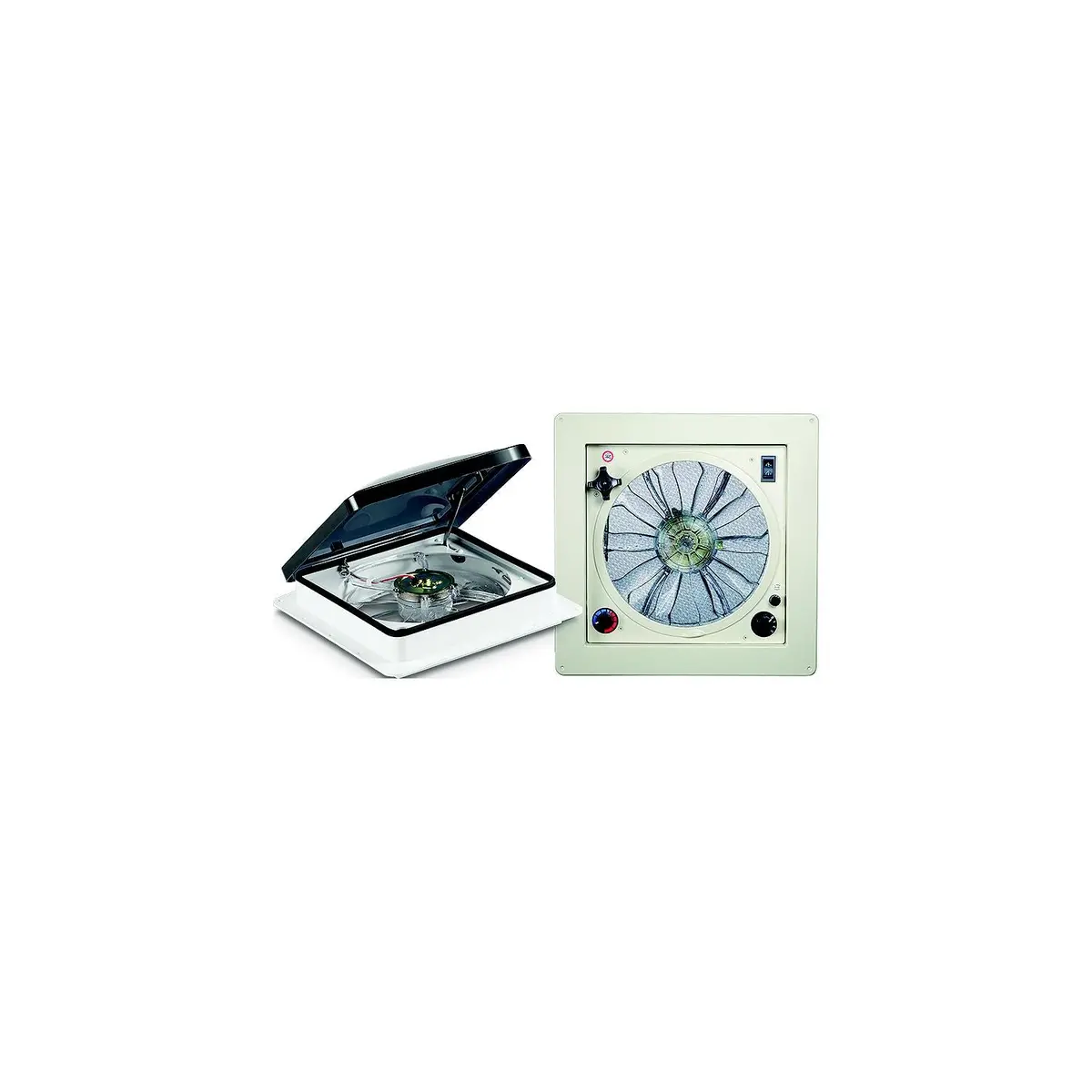 Fan-Tastic Vent 9108869049 802250 Vent Fan, Polar White W/Smoke Dome 1