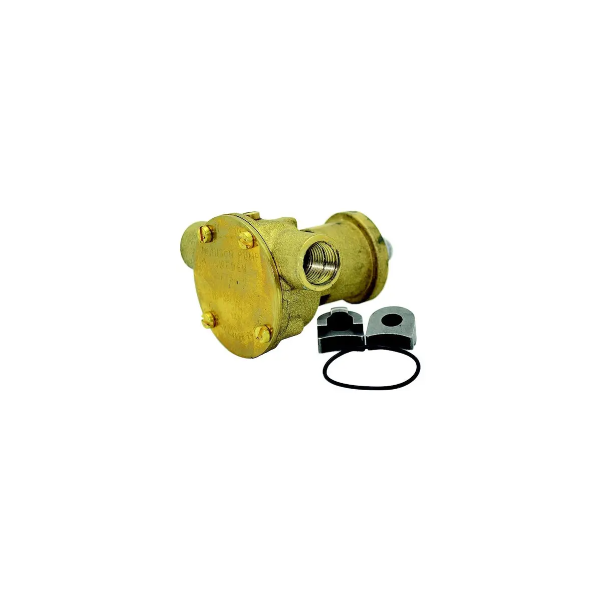 Johnson Pump 10-35187-3 Bronze Engine Cooling Pump F35b-9, Oem For Westerbeke 1