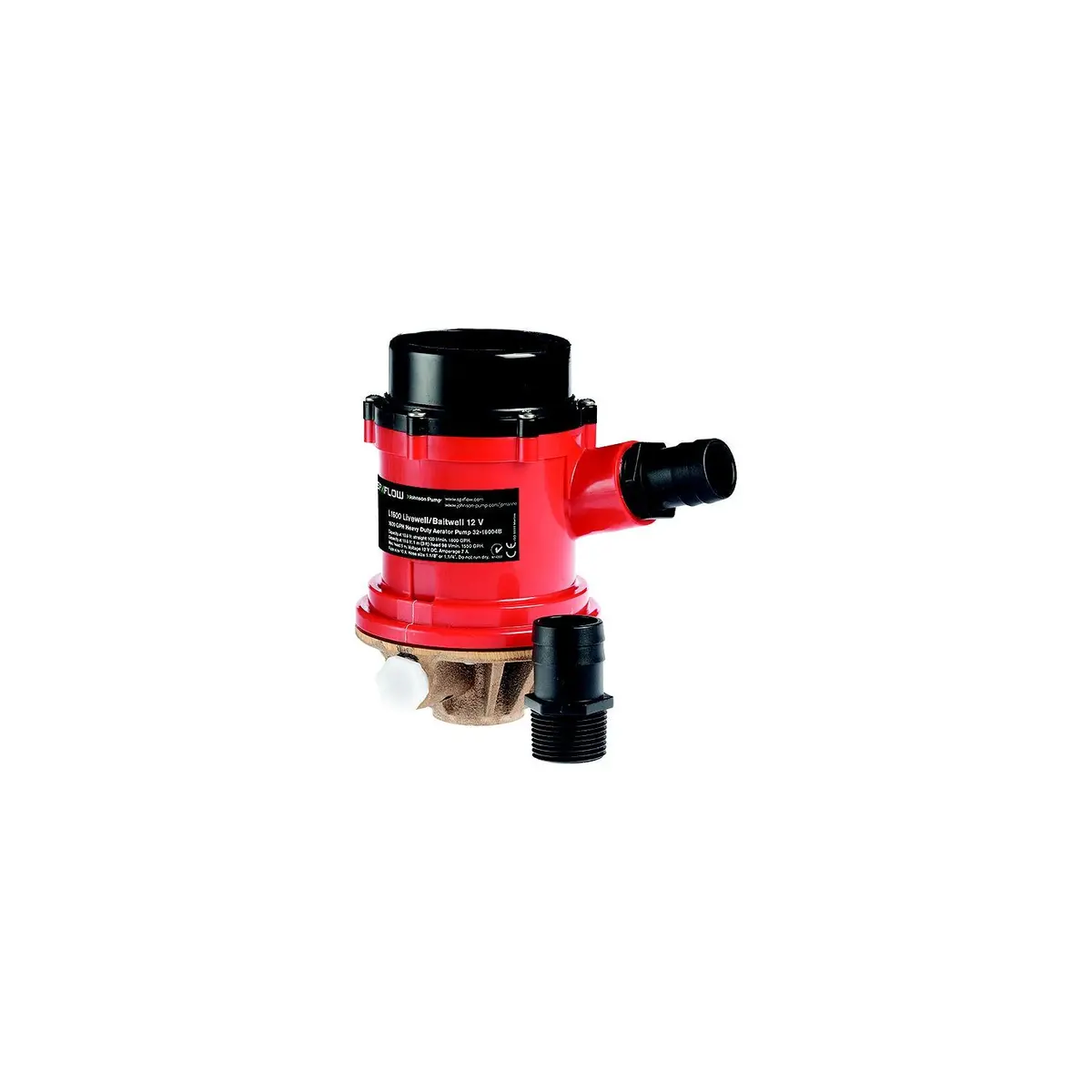 Johnson Pump 16004B Model Pro Series Livewell/Baitwell Pump, 12V 1