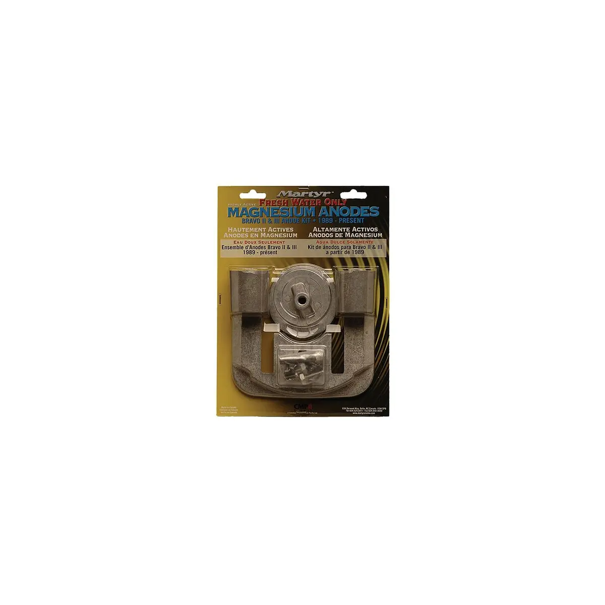 Martyr Cmbravo23kitm Mercruiser Ii & Iii Anode Kit Magnesium 2