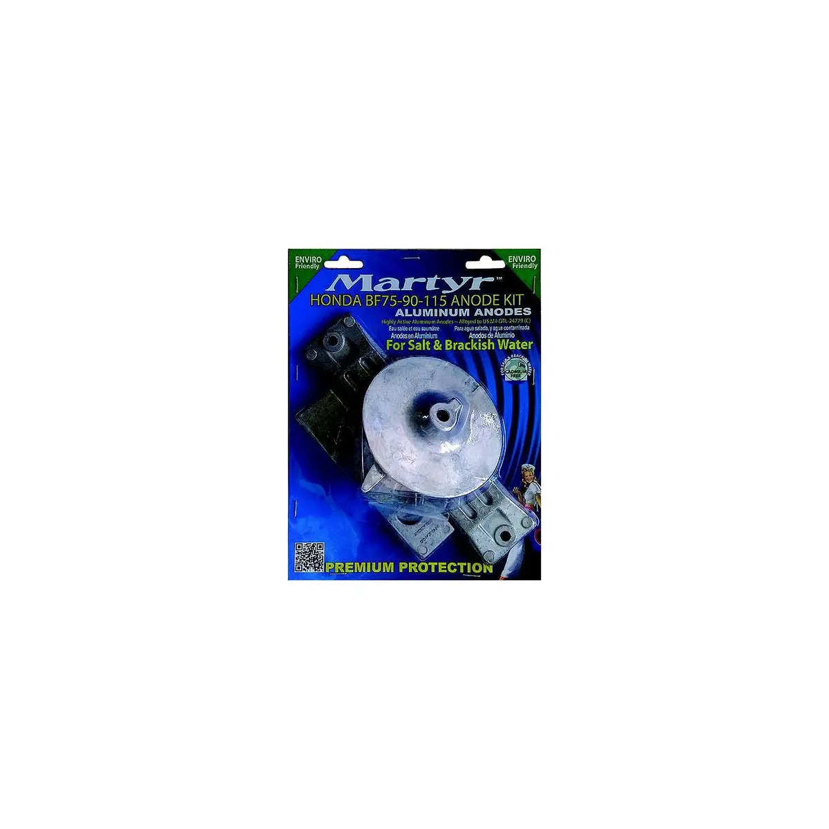 Martyr Cmhbf75115kita Honda Bf Anode Kit, Aluminum 1