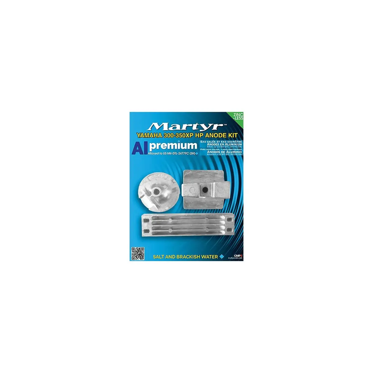 Martyr Cmy300350xpkita Yamaha Anode Kit, Aluminum 1