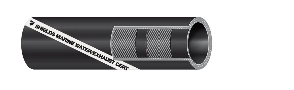 Shields 200 Series Marine Wireless Soft Wall Exhaust/Water Hose - Sold In Full Lengths Or By The Foot (Sierra) 1
