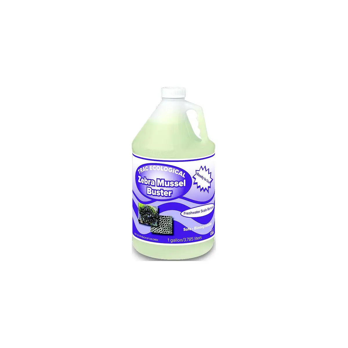Trac Ecological 1505-Mg Zebra Mussel Buster, Ready To Use, Gallon 1
