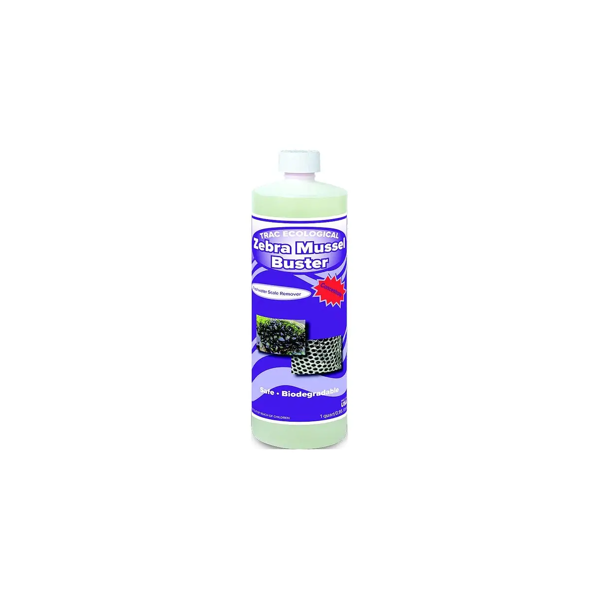 Trac Ecological 1525-Mq Zebra Mussel Buster, Concentrate, Quart 1