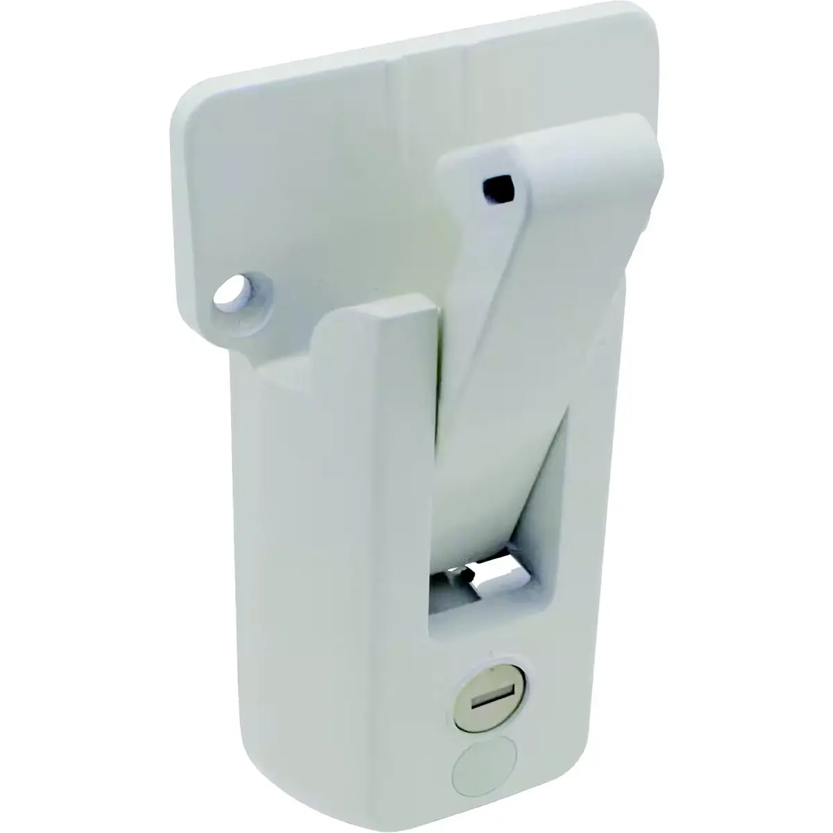 Fasteners Unlimited Bl-65611-9009-1Pk Global Cargo Door Bar Lock, White 1