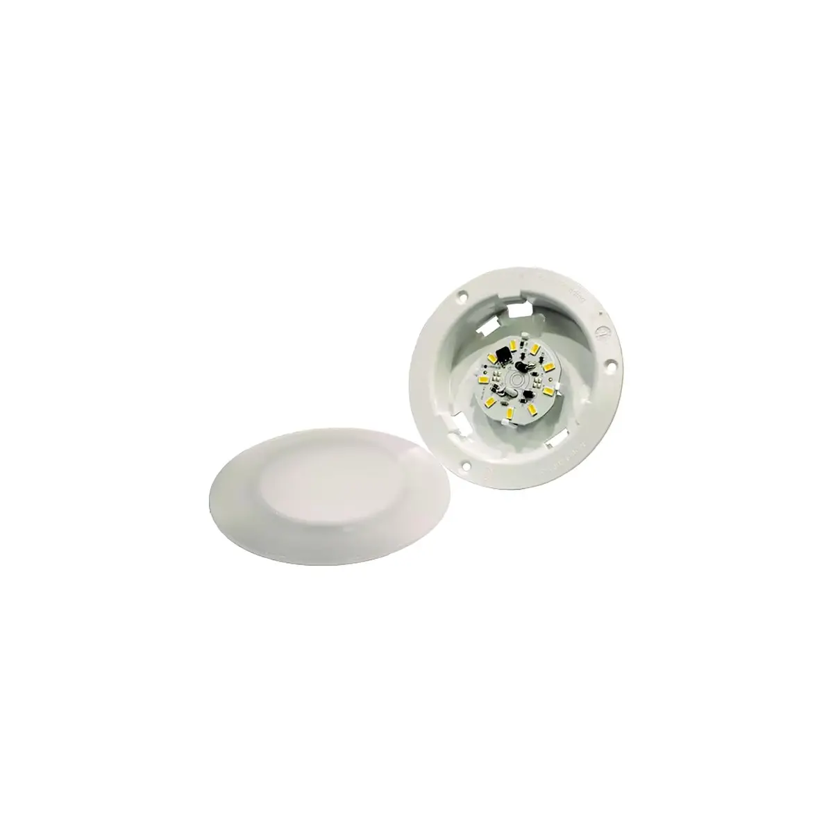 Fasteners Unlimited Cmd-001-52L 4.5" Led Recessed Ceiling Light, 0.13A, Cutout 3-3/8", 9 Leds, 4-3/8" O.D. 1