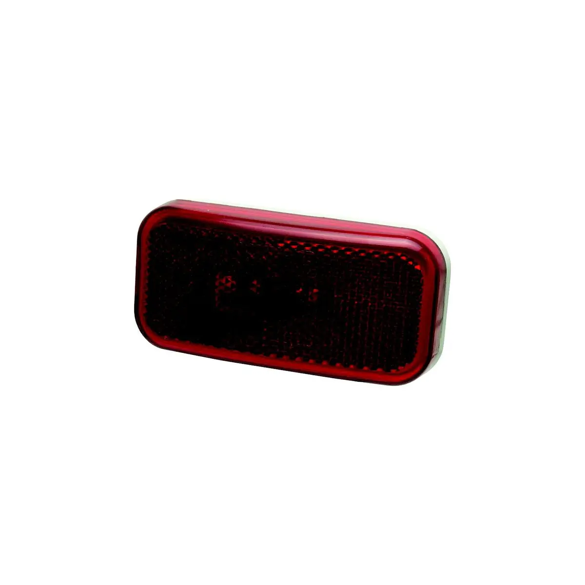 Fasteners Unltd Cmd-003-59L Led Modern Clearance Light, Red Lens, 2 Leds, Size: 3-7/8" X 1-7/8" X 1-3/4", 12V 1