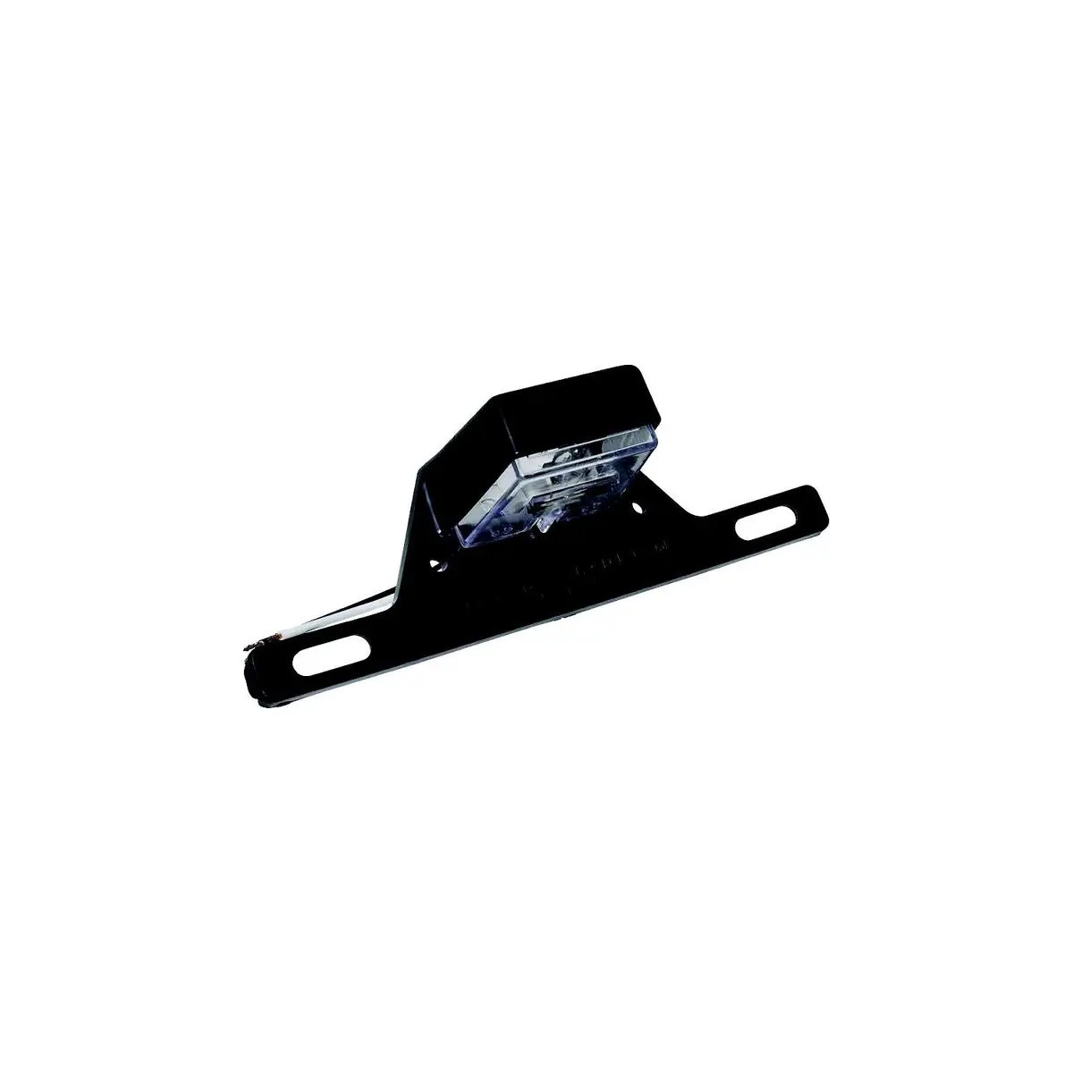 Fasteners Unltd Cmd-003-70B Modern License Plate Light, Black Base, Size: 8-3/8" X 2-1/2" X 2-9/16", With Bracket 1