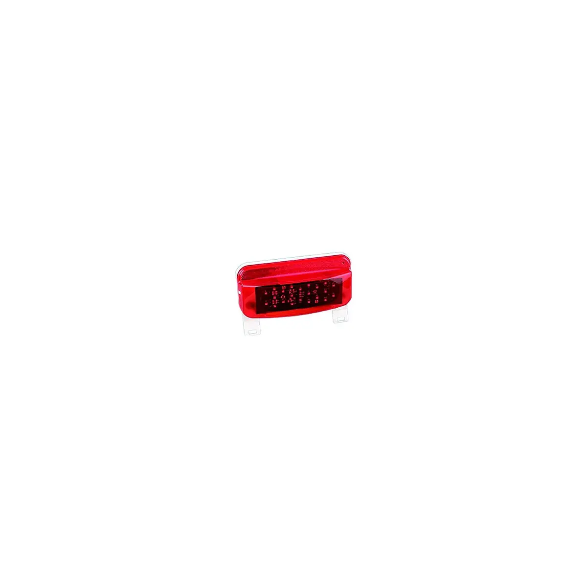 Fasteners Unltd Cmd-003-81Lm1 Led Surface Mount Tail Lights, W/ License Plate Bracket, White Base, 22 Leds, 8-5/8" X 5-5/8" 1