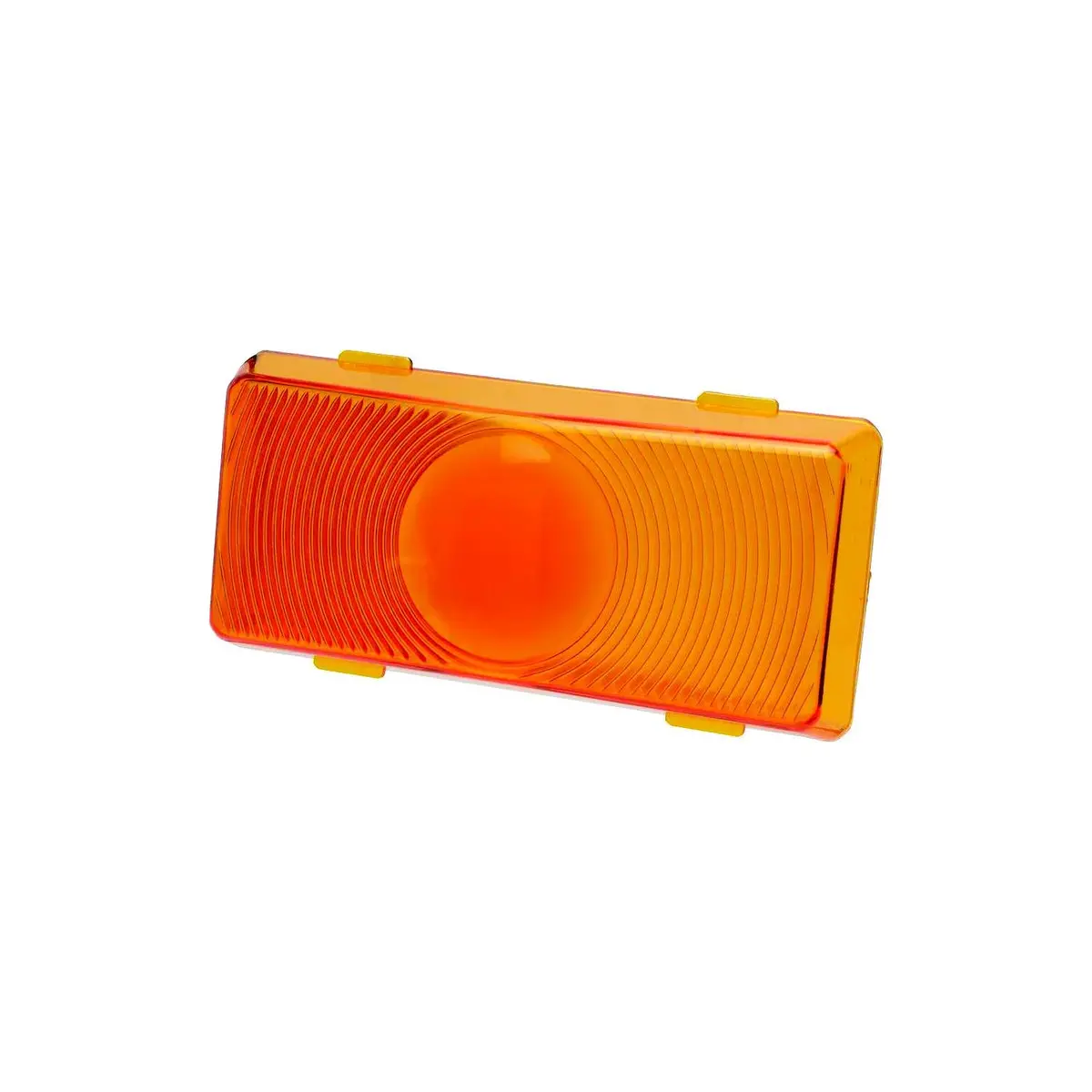 Fasteners Unlimited Cmd-89-100A Porch Light Lens, Amber, Size: 4-13/16" X 2-1/4" X 1" 1