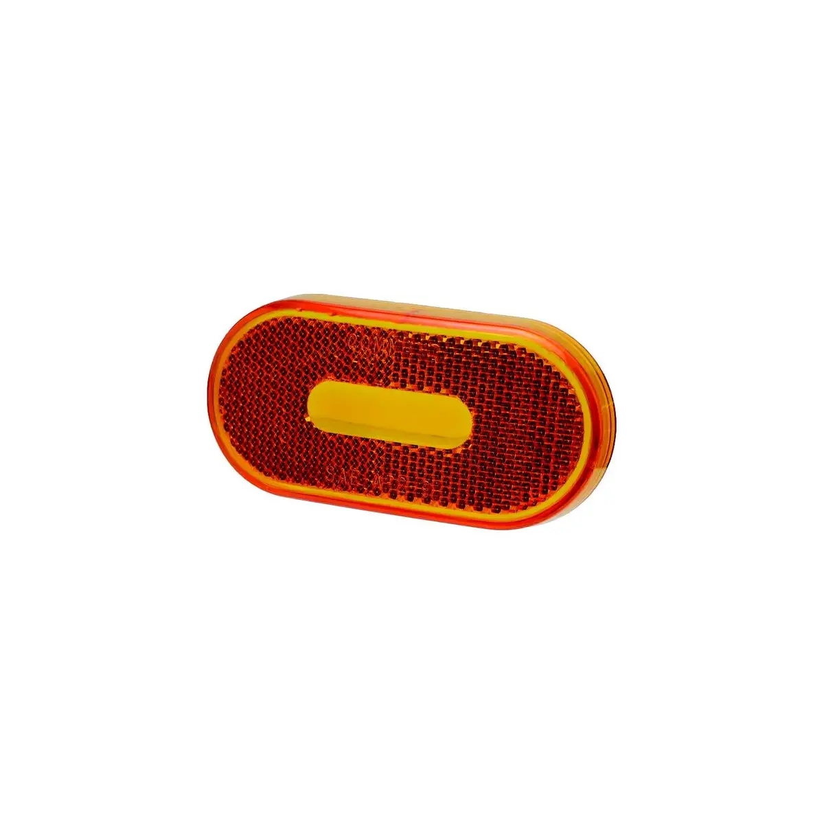 Fasteners Unlimited Cmd-89-121A Amber Polycarbonate Lens, Size: 4" X 2" X 3/4" 1