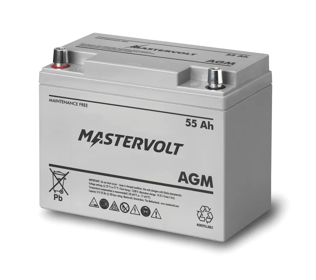 Mastervolt 62000550 12V Agm Battery, Group 24 2