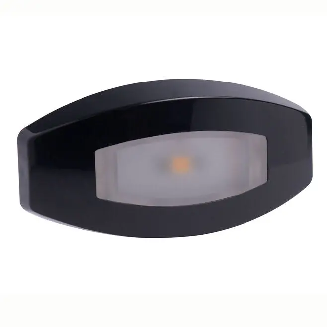 Lumitec 101758 Fiji Courtesy Light Direct, Black, 10-16V, 4-Pack 2
