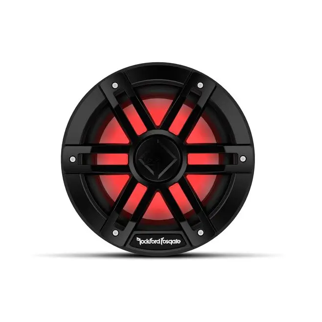 Rockford Fosgate M1d2-8B Dvc 2Ω Color Optix Marine Subwoofer, 8" W/ Black Grills 1