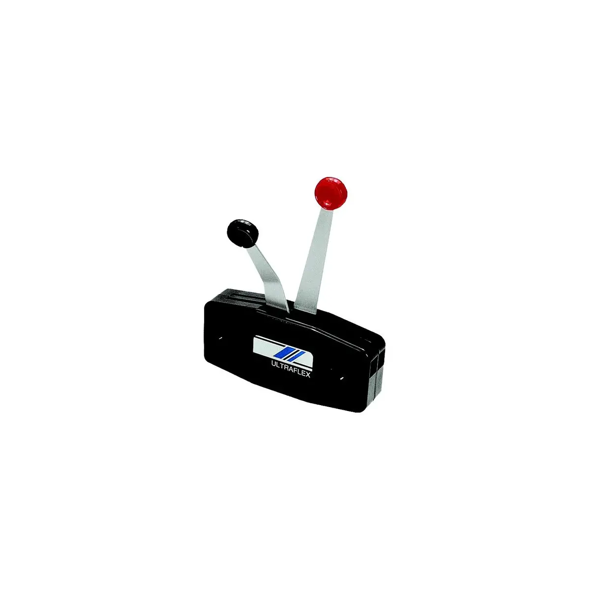 Uflex B49 Single Function Dual Lever Side Mount Control, Black 1