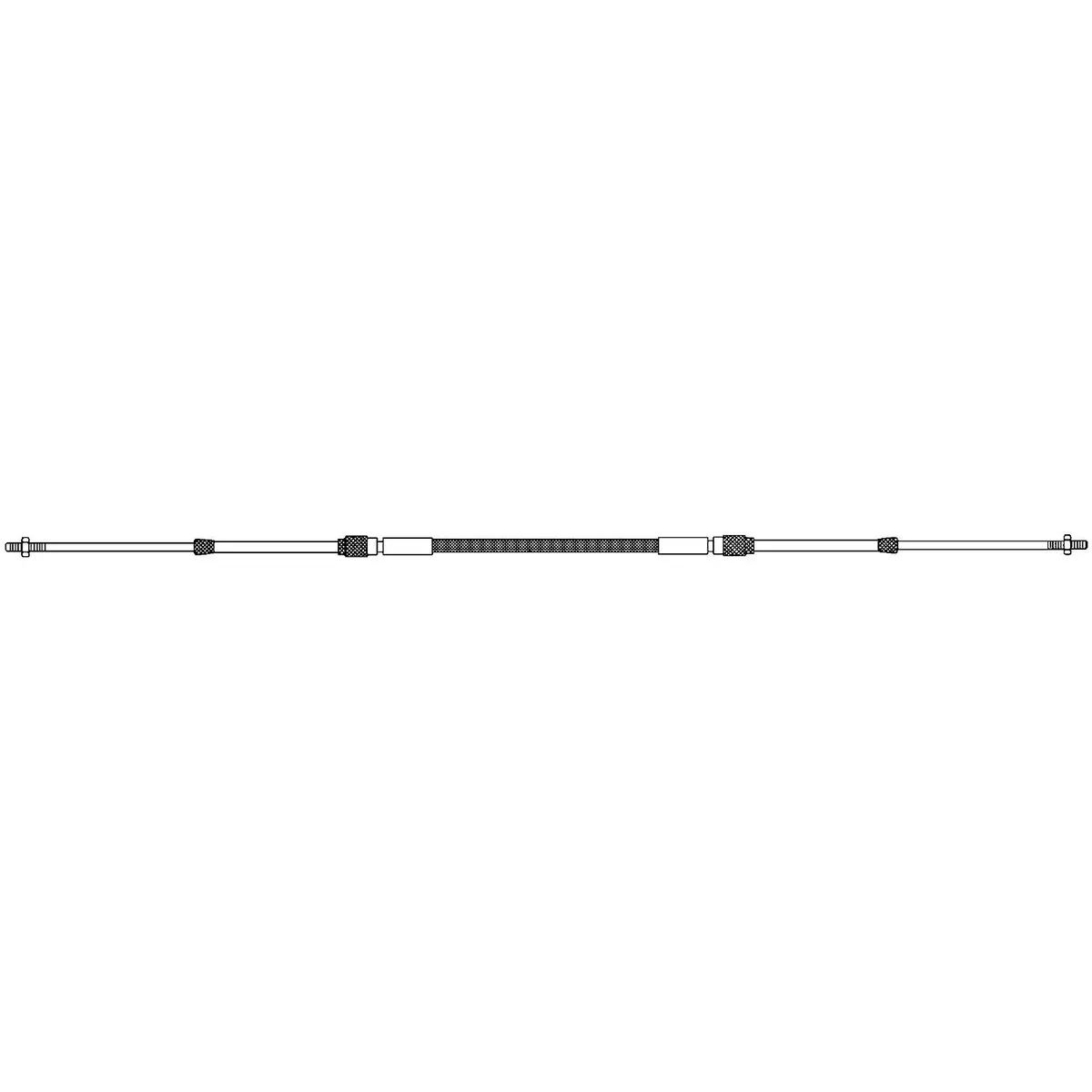 Uflex Usa C2x09 Uflex C2x09 Uflex C8 3300 Type Standard Universal Style Engine, Control Cable 10-32 Unf 1