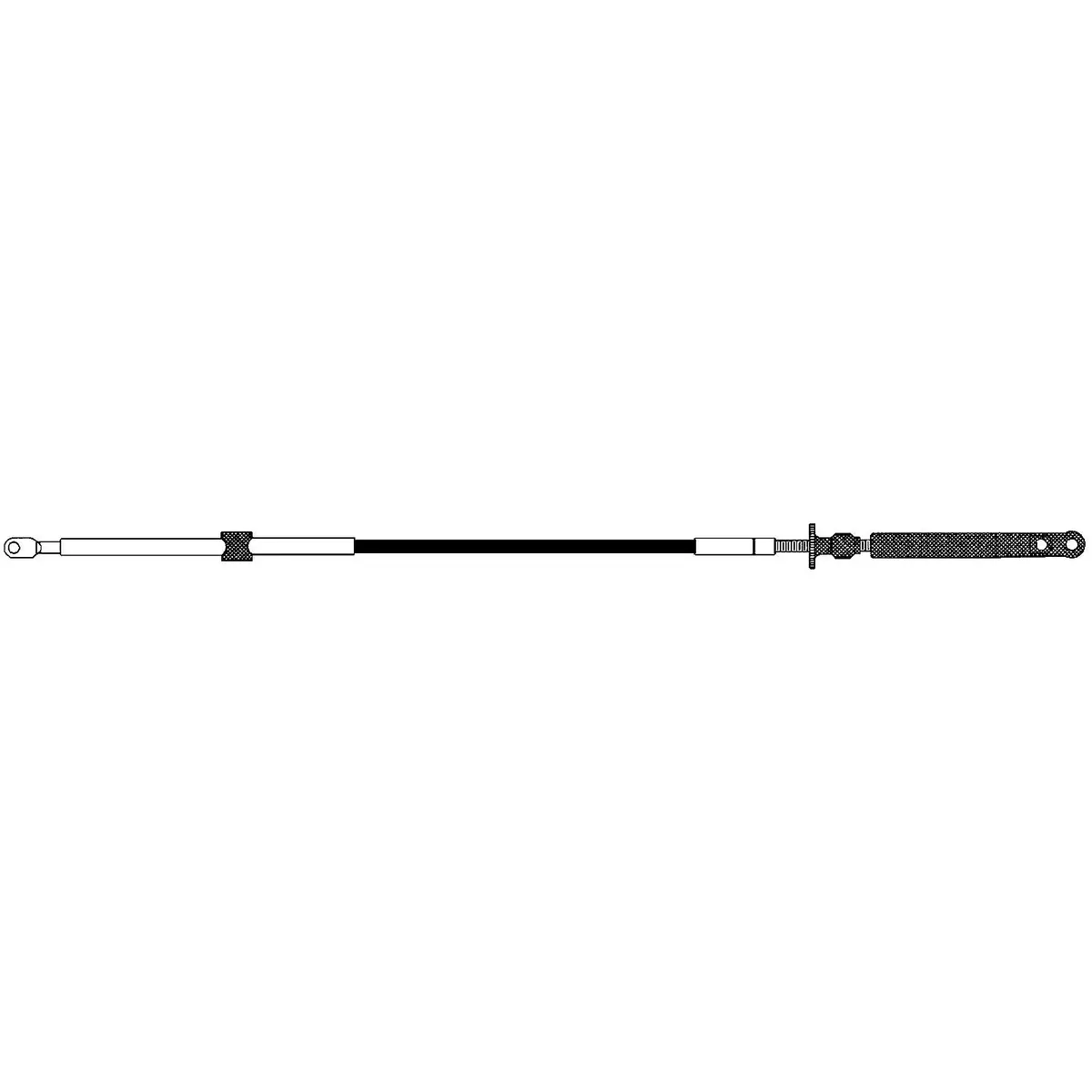 Uflex C14x06 Uflex C4 Johnson/Evinrude (Omc) After 1979 Engine Control Cable 1