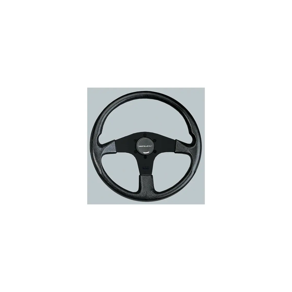 Uflex Corsebb Uflex Steering Wheel, Black Pvc Grip W/Black Spokes 1
