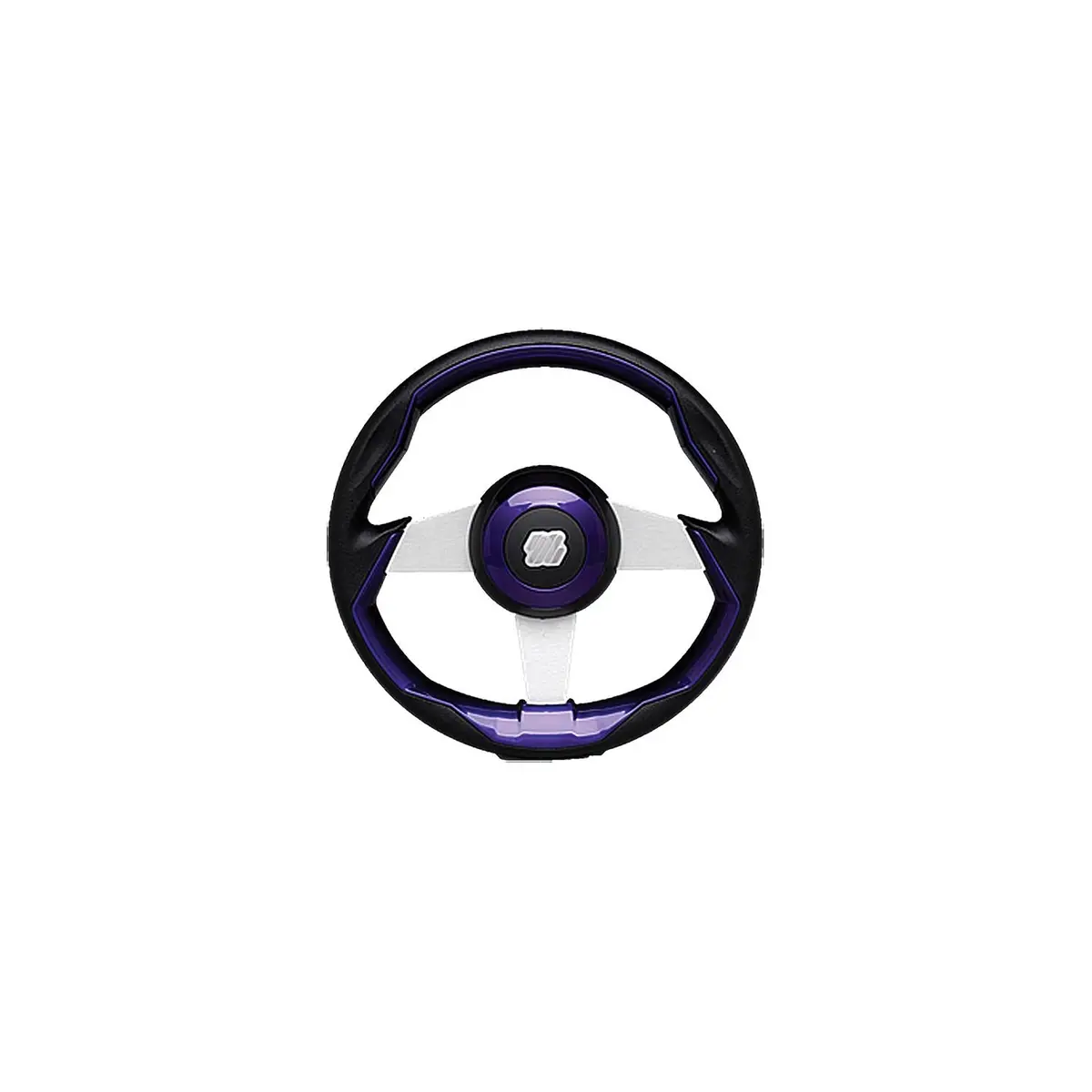 Uflex Grimani Pl/S Uflex Steering Wheel, Purple W/Silver Spokes 1