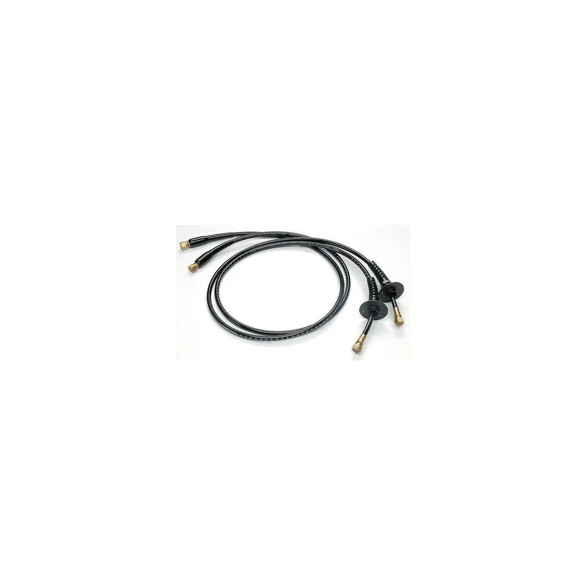 Uflex Kitobbhbr-26 Hydraulic Hose Kit With Fittings, 26', Includes Pre-Crimped Brass/Bulkhead Fittings, Bend Restrictors 1