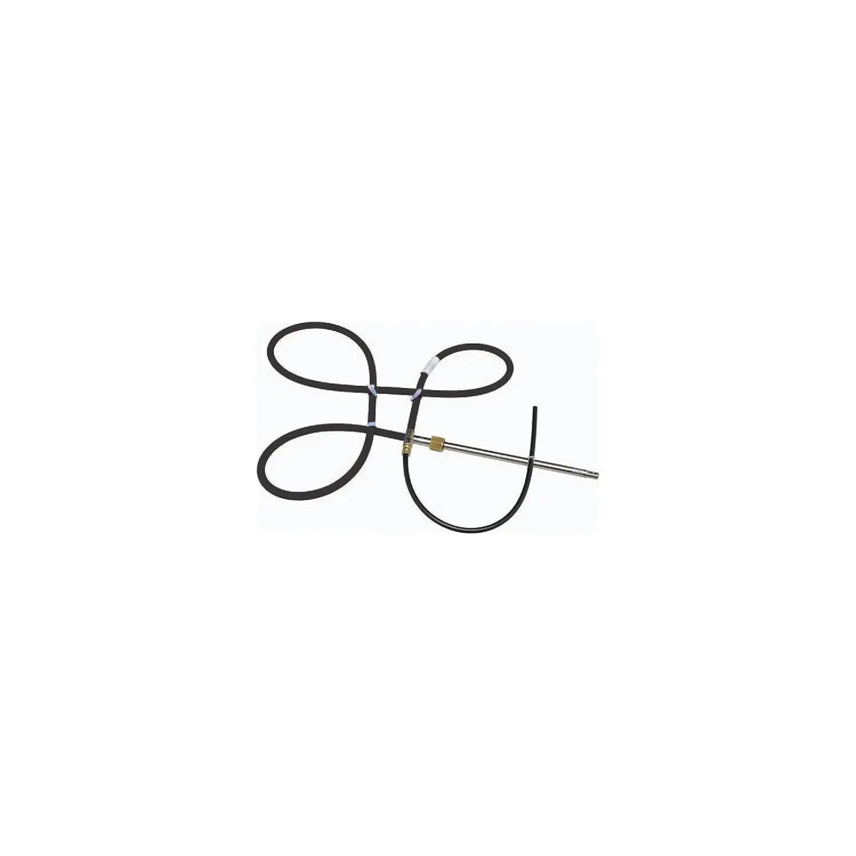 Uflex Usa M90bx07 Uflex M90bx07 Uflex M90 Universal Mach Performance Rotary, Steering Cable, 7' Black 1