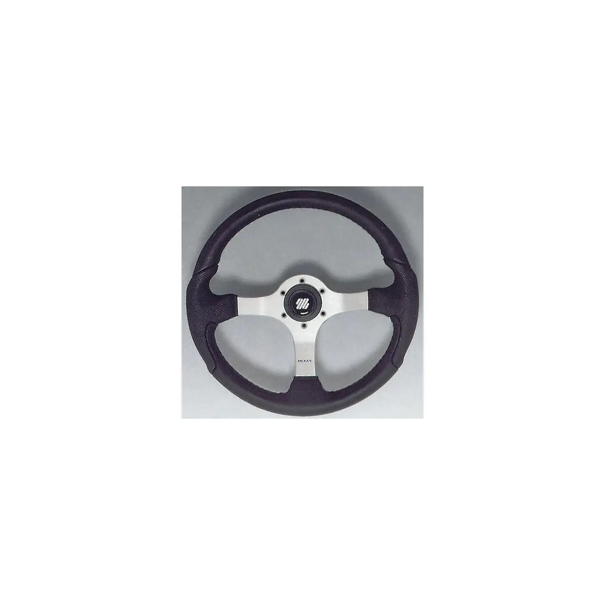 Uflex Nisidabp Steering Wheel, Polished Finish W/Black Grip 1