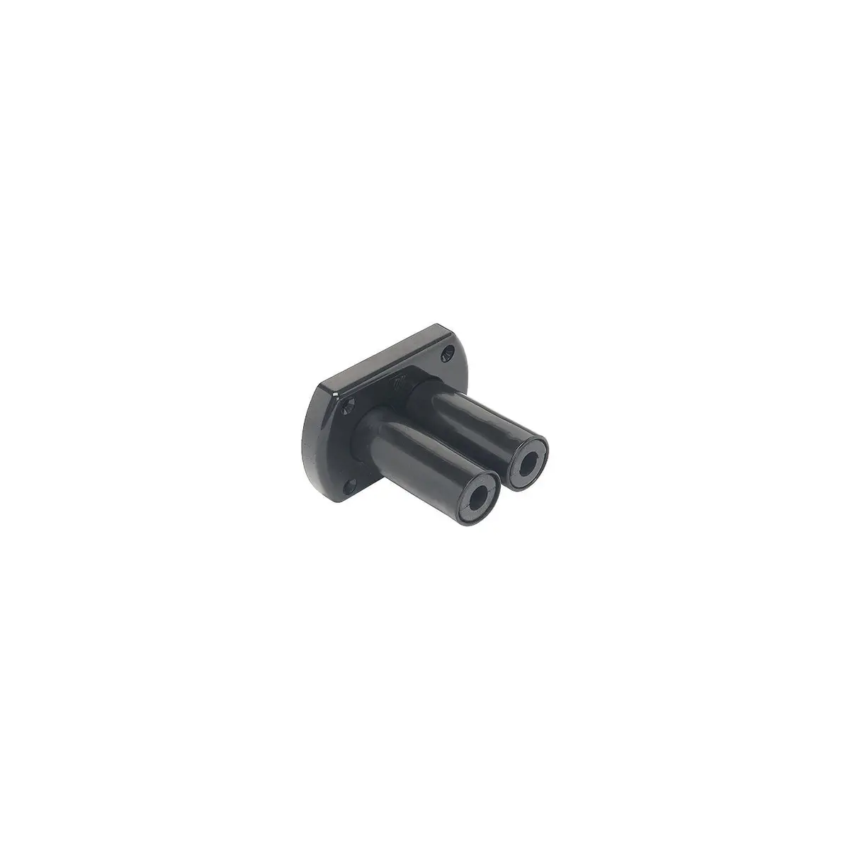 Uflex R8b Hydraulic Dual Hose Bulkhead Fitting, Black 1
