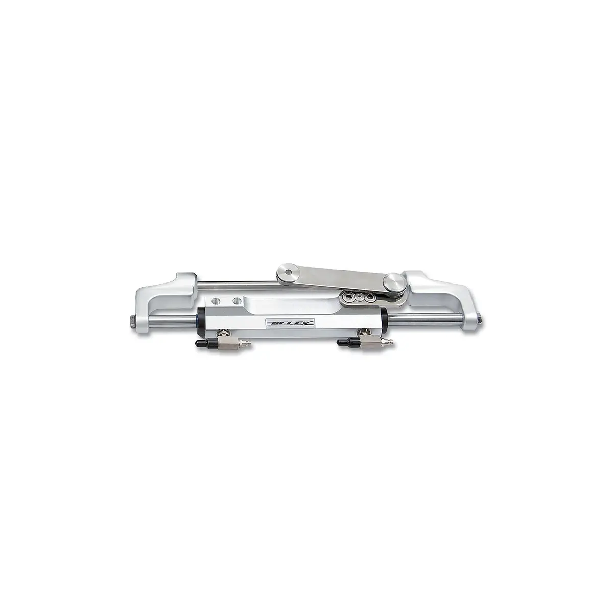 Uflex Usa Uc130-Svs 1P Uflex Uc130-Svs 1P Uflex Silversteer Front Mount, Hydraulic Port Steering Cylinder W/Straight Arm, 7.93Cu.In. 1