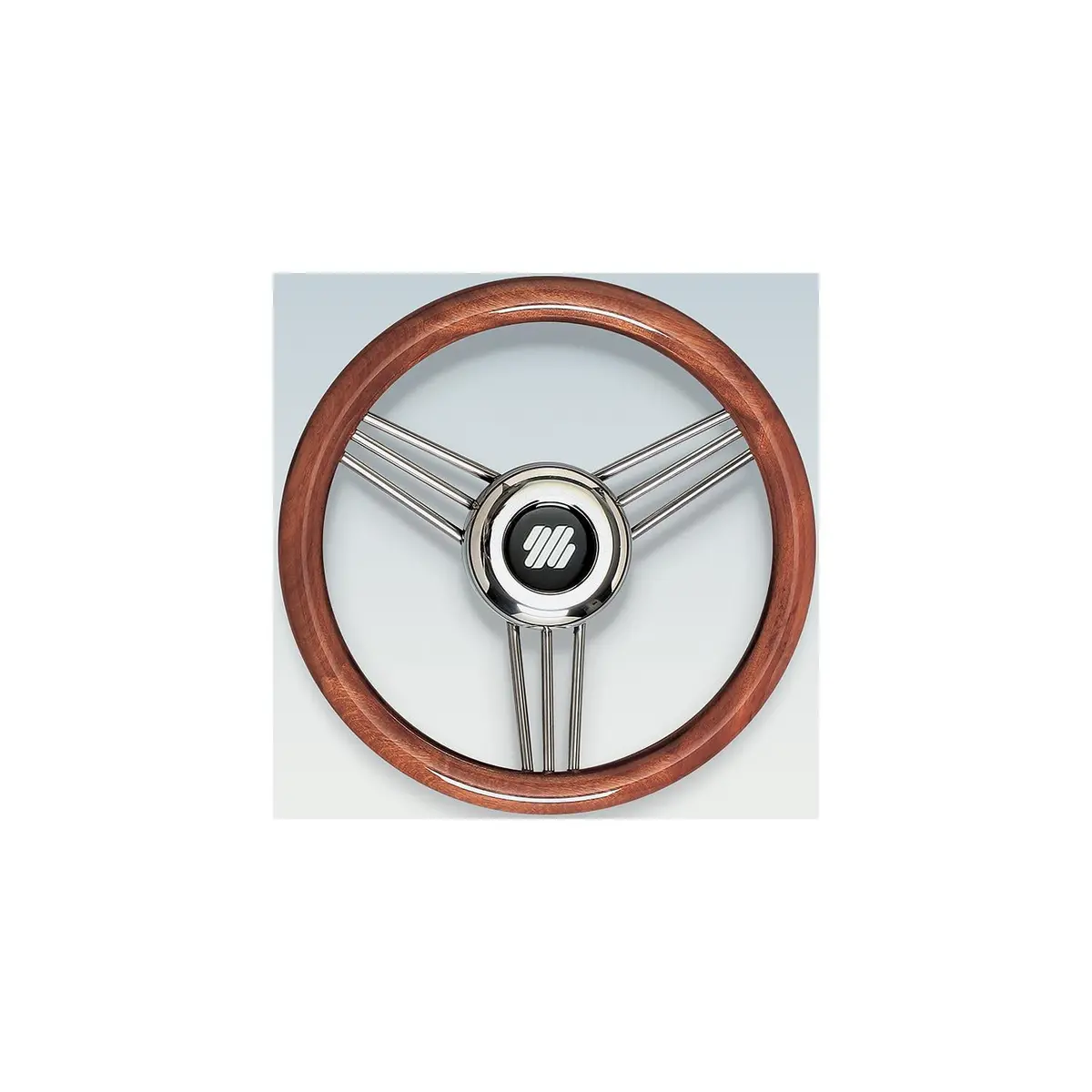 Uflex V26 Mahogany Non-Magnetic Stainless Steel Steering Wheel 1