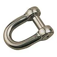 Sea Dog 147142 ***Flush Pin D-Shackle 1/2" Ss 1