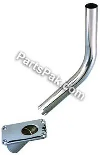 Perko 0451Dp1chr ***Outrigger Poleholder 1-1/8" Id 1