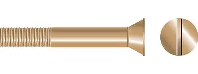 Seachoice Sc1708 Slotted Strut Bolt Flat Head 2