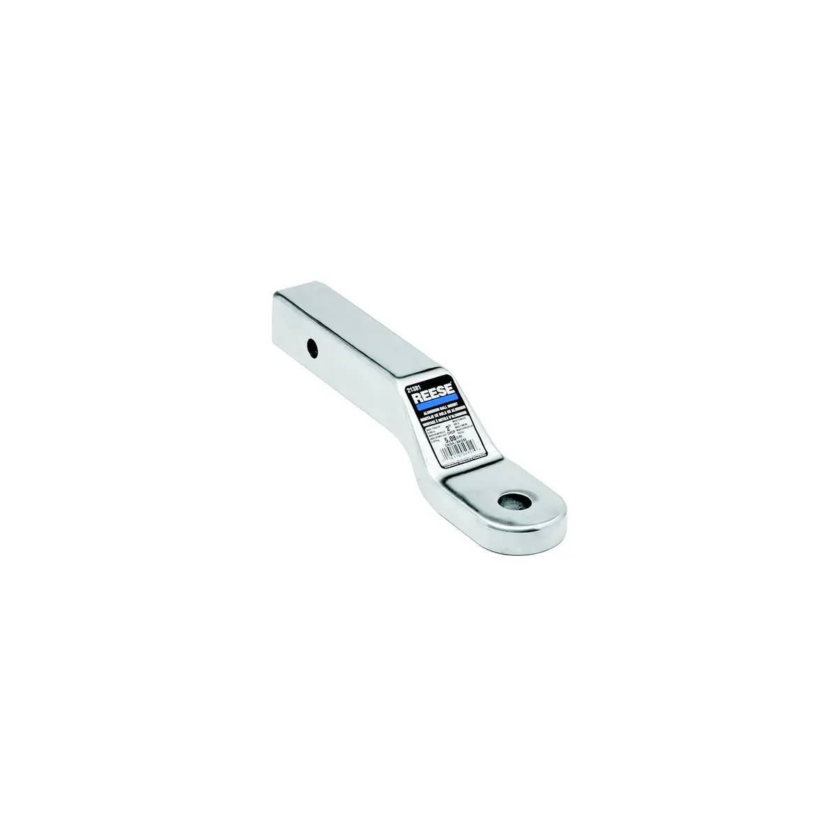 Fulton 40382 Reese Polished Aluminum 8, 000 Lb Capacity 10 5/8" Ball Mount W/ 3" Rise & 4" Drop 1