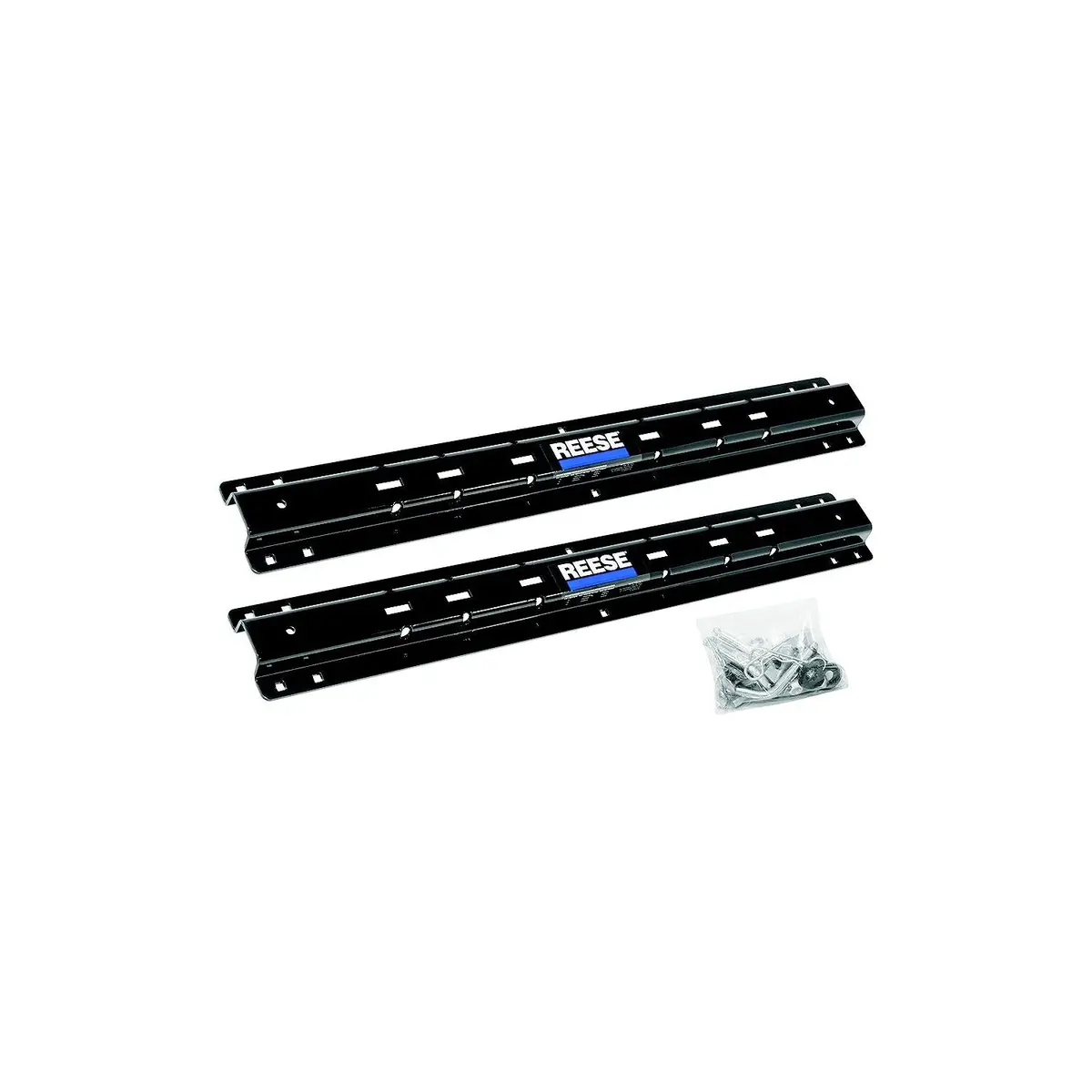 Fulton 30153 Reese Outboard Fifth Wheel Rail Kit For Custom Quick Install, Brackets 1