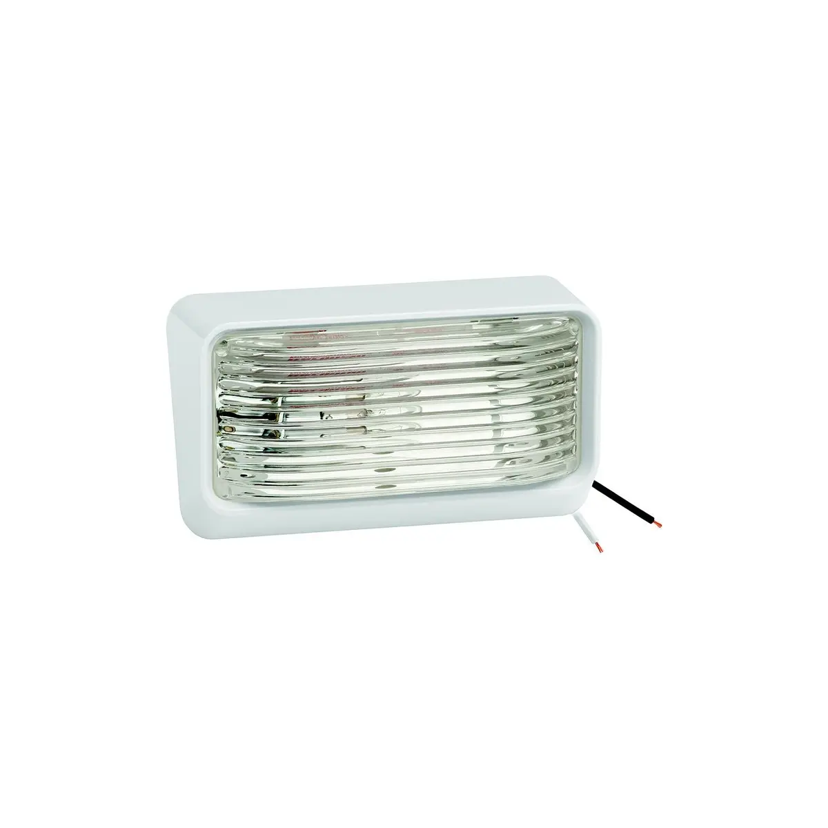 Fulton 30-78-515 Bargman #78 12V Porch/Utility Light, White W/Clear Lens, Bulk Pack 1