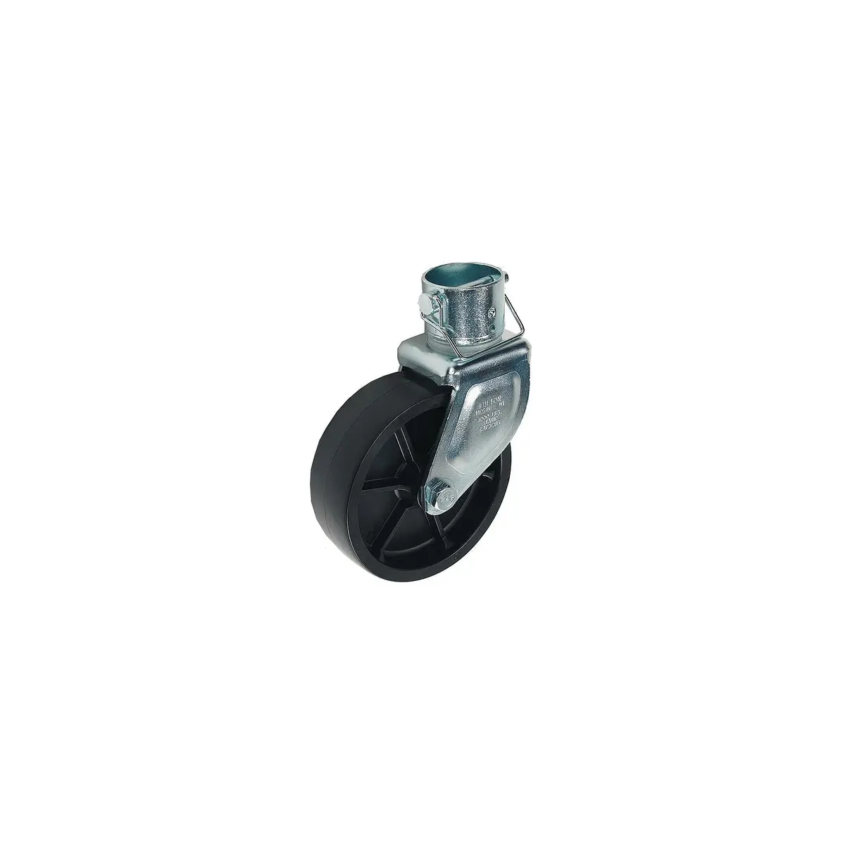 Fulton 500245 Bulldog Removable Caster W/ 6" Wheel & Pin/Clip For A-Frame Round, Jack 1