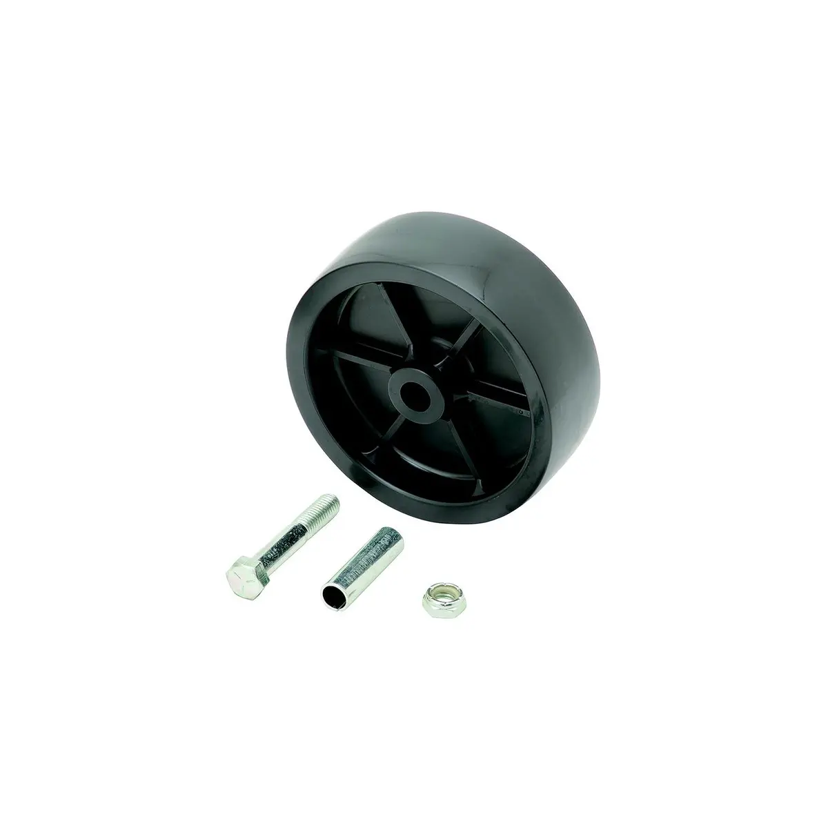 Fulton 6811S00 Black 6" Jack Wheel Kit 1