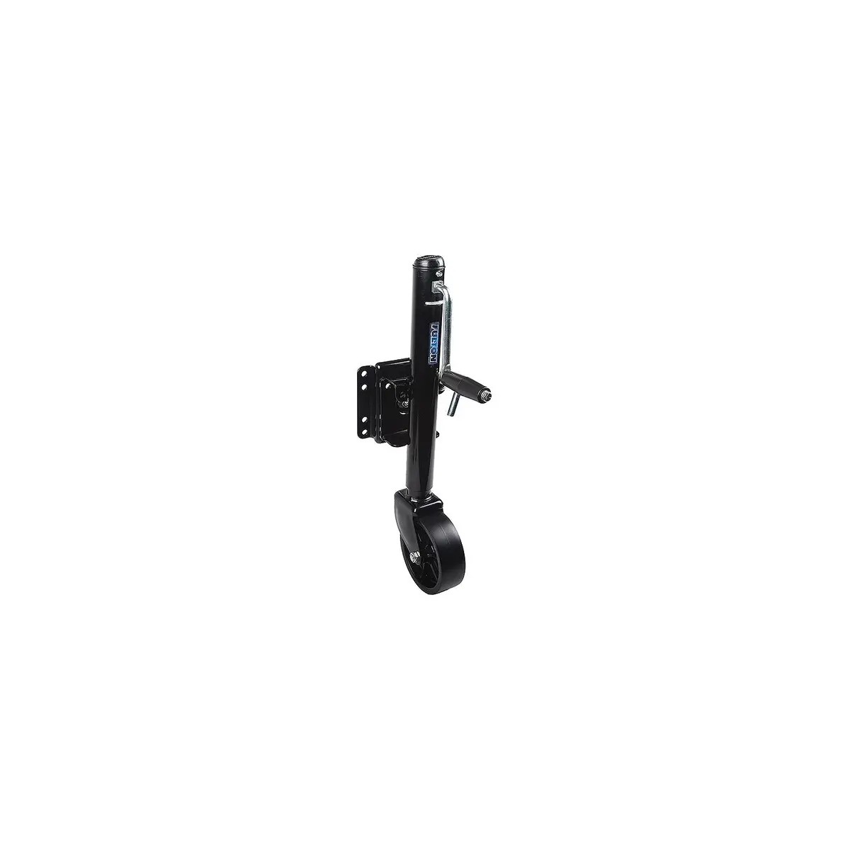 Fulton Xp10 0126 10" Travel 1, 200 Lb Max Load Bolt Thru Swivel Jack W/ 6" Wheel, Black 1
