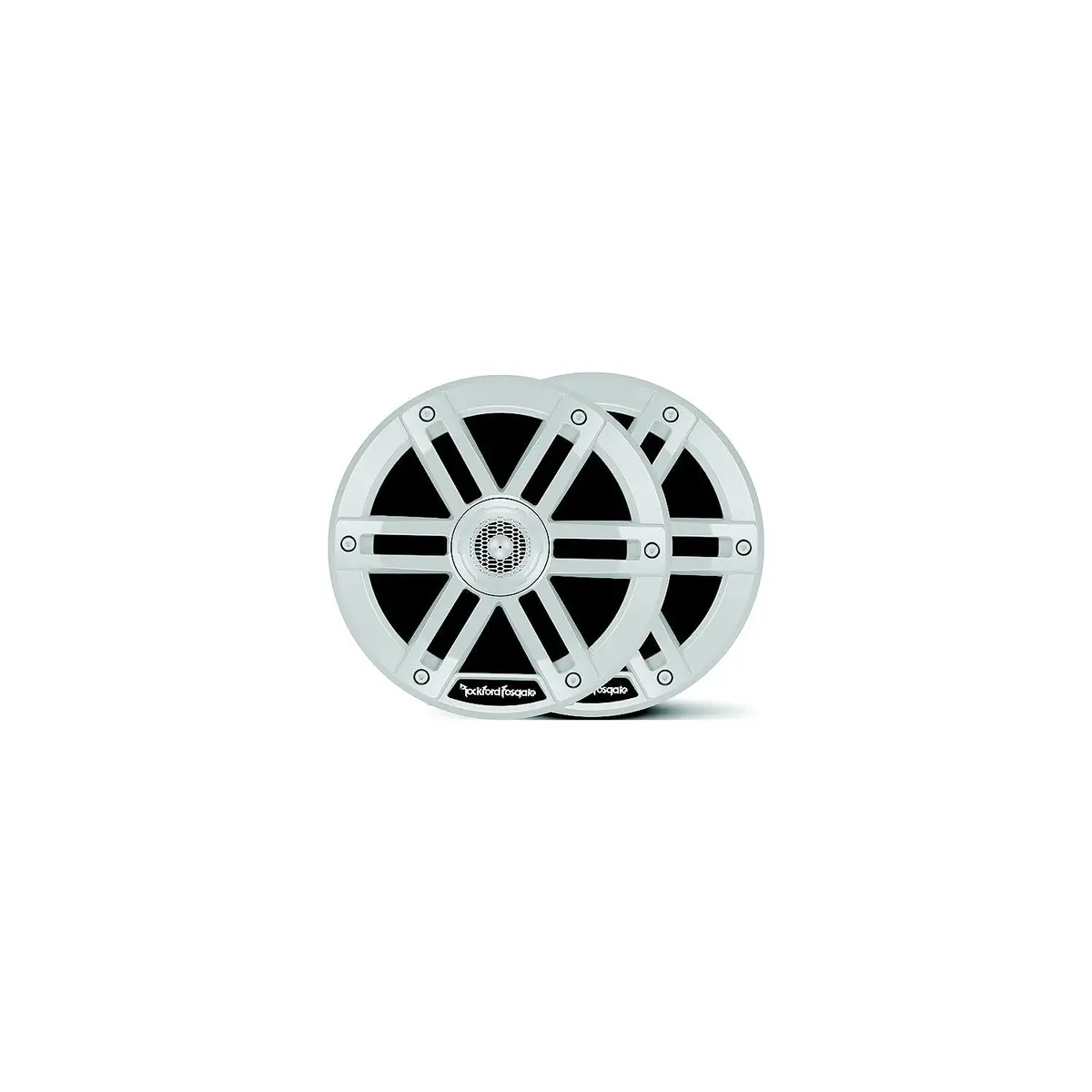 Rockford Fosgate M0-65 6.5" Marine Grade Speakers, White 1