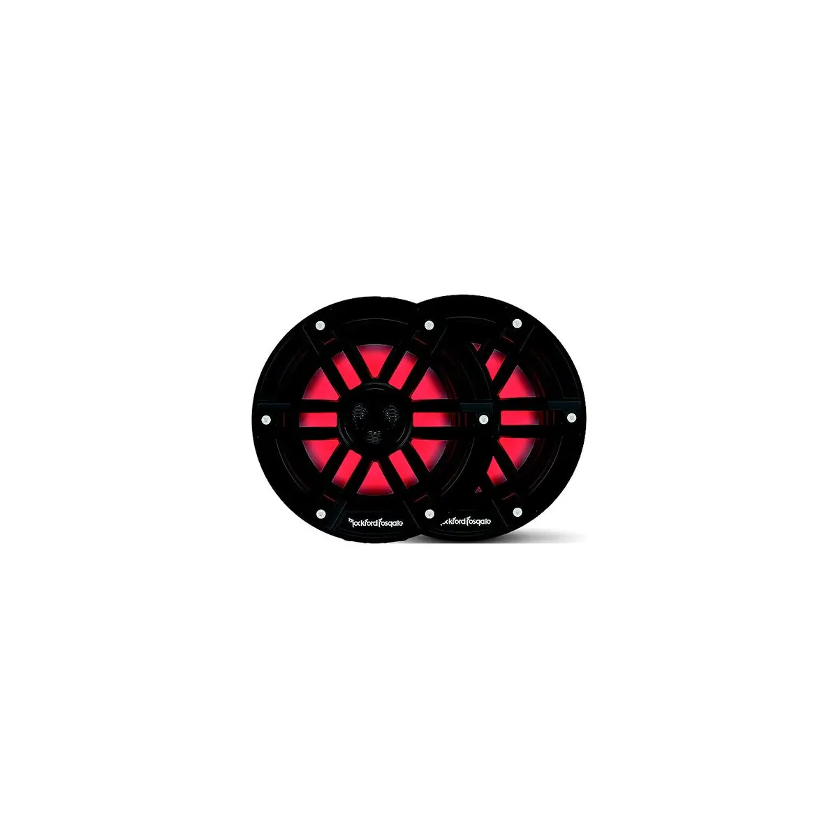 Rockford Fosgate M1-65B Color Optix Marine 2-Way Speakers, 6.5" Black 1