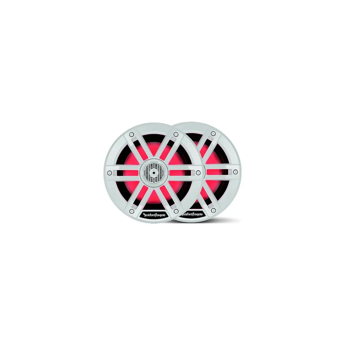 Rockford Fosgate M1-65 Color Optix Marine 2-Way Speakers, 6.5" White 1