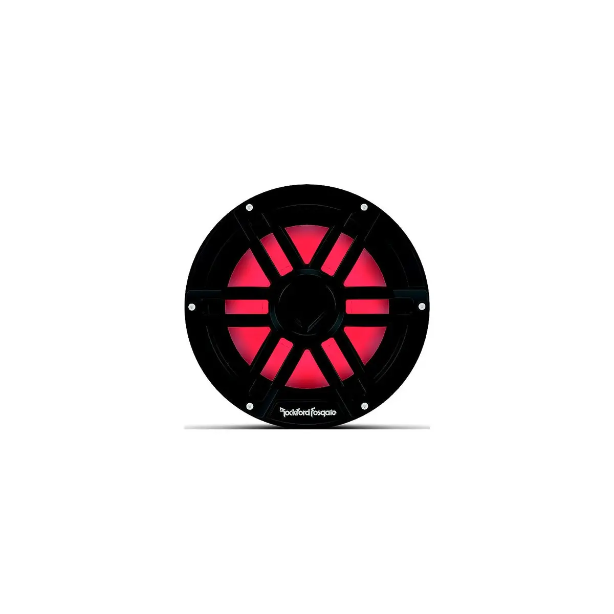 Rockford Fosgate M1d2-10B Dvc 2Ω Color Optix Marine Subwoofer, 10" W/ Black Grills 1