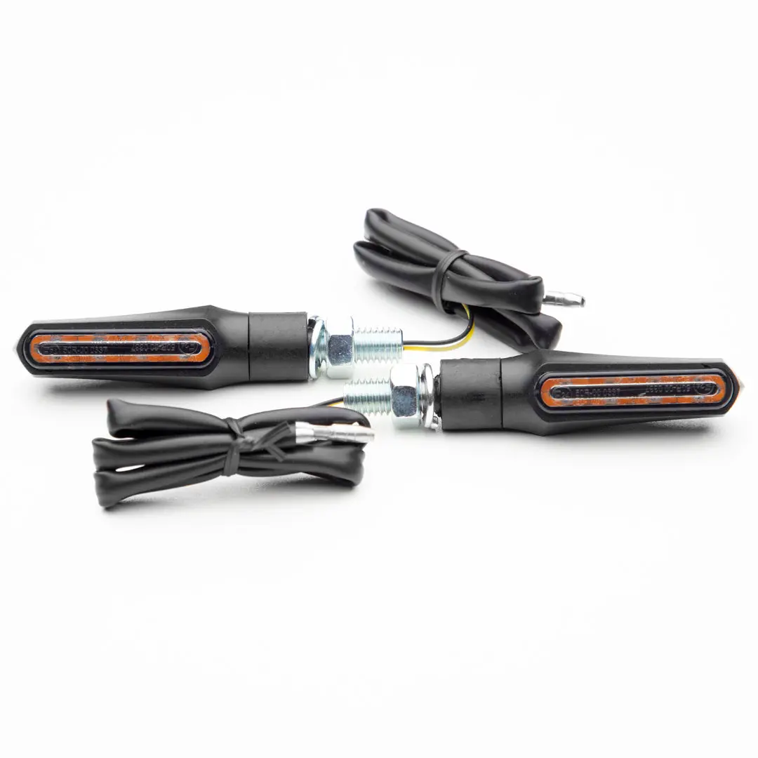 Led Turn Signals/Indicators - Black - Smoke Lens 1